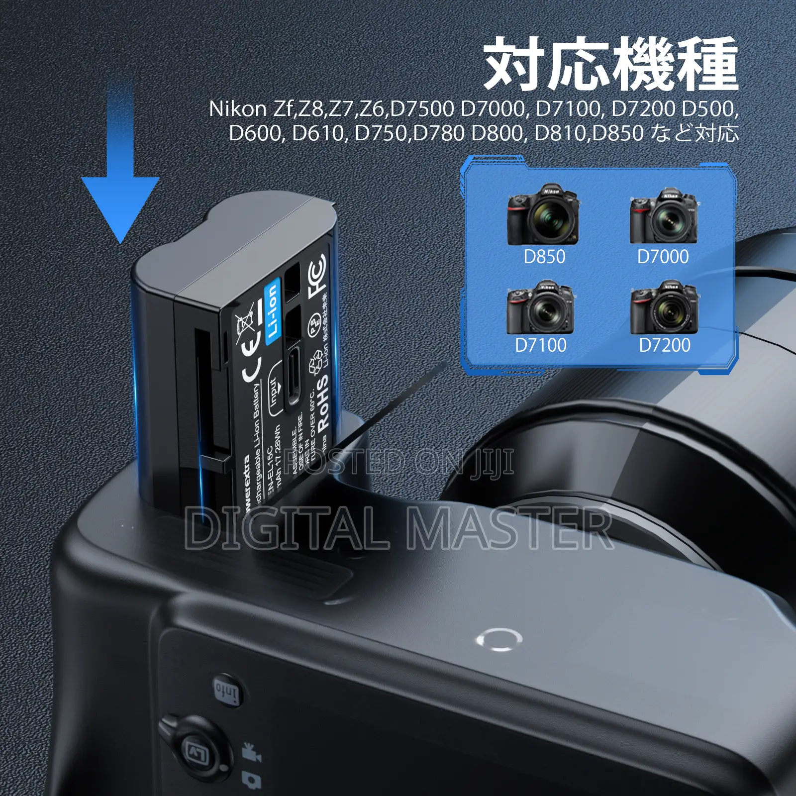 Powerextra Lp-E15 Battery (Usb-C Charging)
