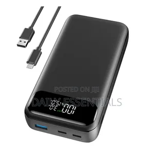 Photo - 20000 Mah Power Bank for Apple, Android Type C Devices