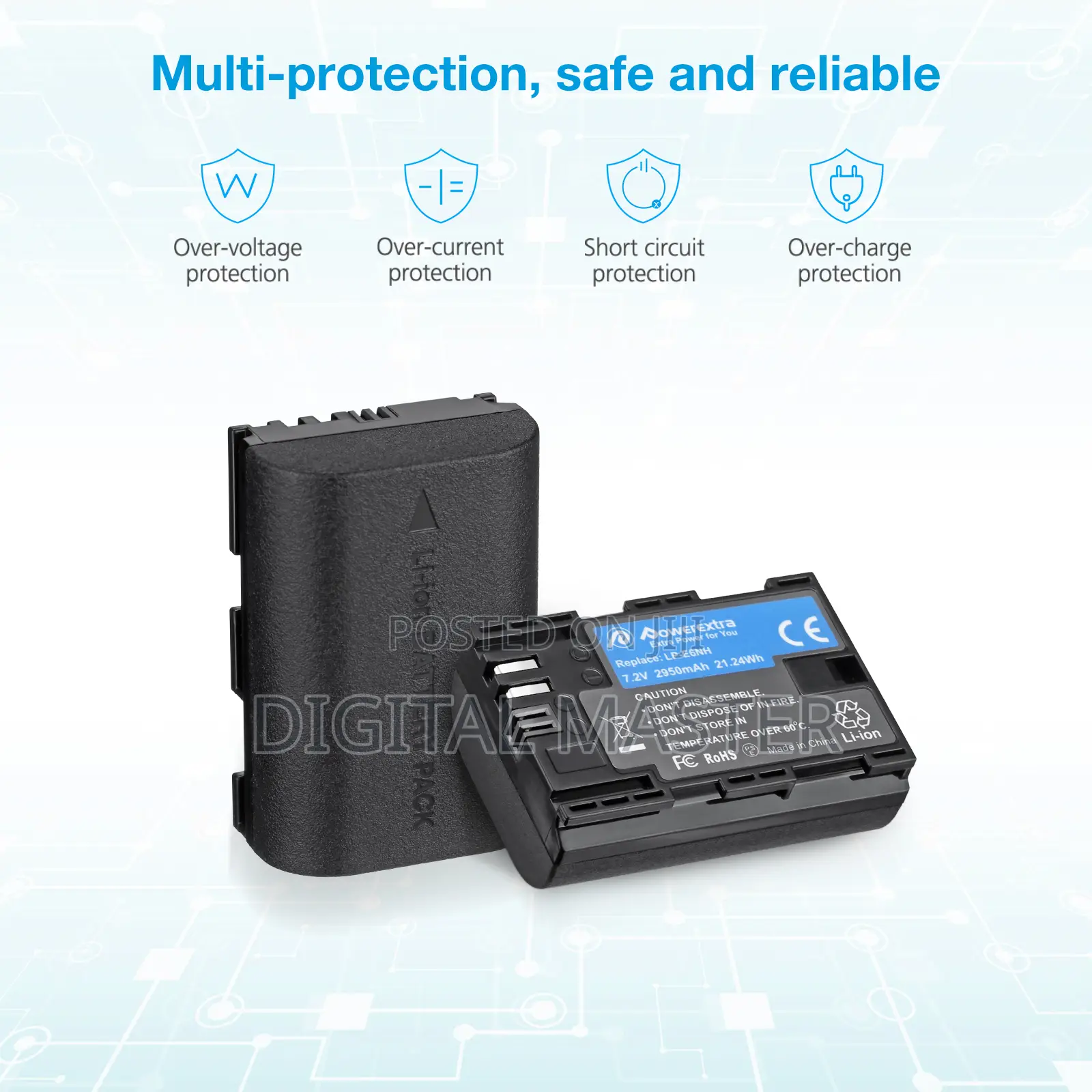 Powerextra Lpe6nh Battery (Usb-C Charging)