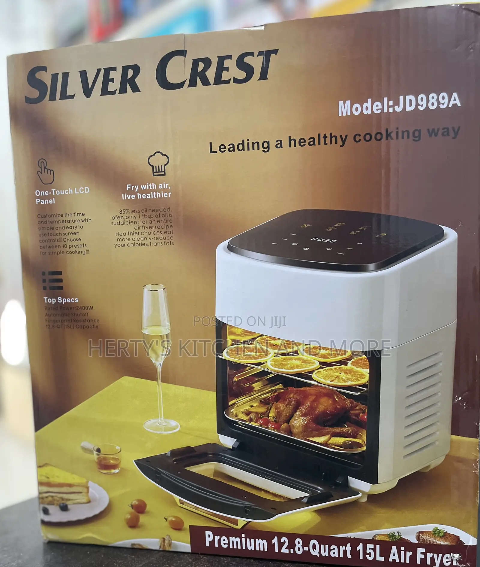 Silver Crest Extra Large Capacity 15l Air Fryer