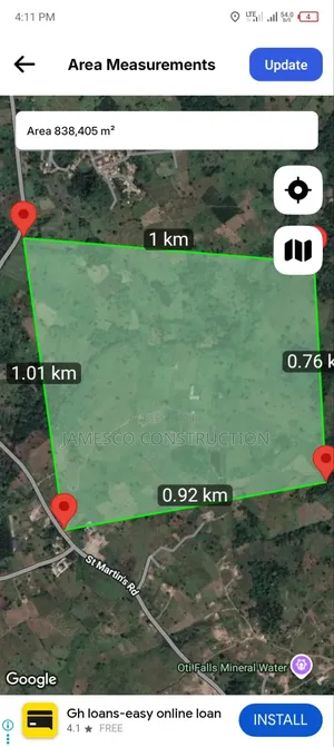 200 Acres of Farmland for Sale Nsawam Otoase _ Manful
