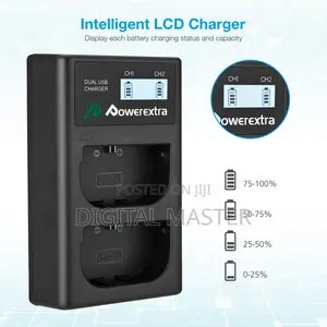 Powerextra Lp-E6nh 2-Pack 2950mah
