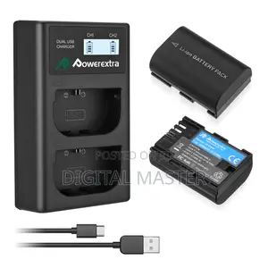 Powerextra Lp-E6nh 2-Pack 2950mah