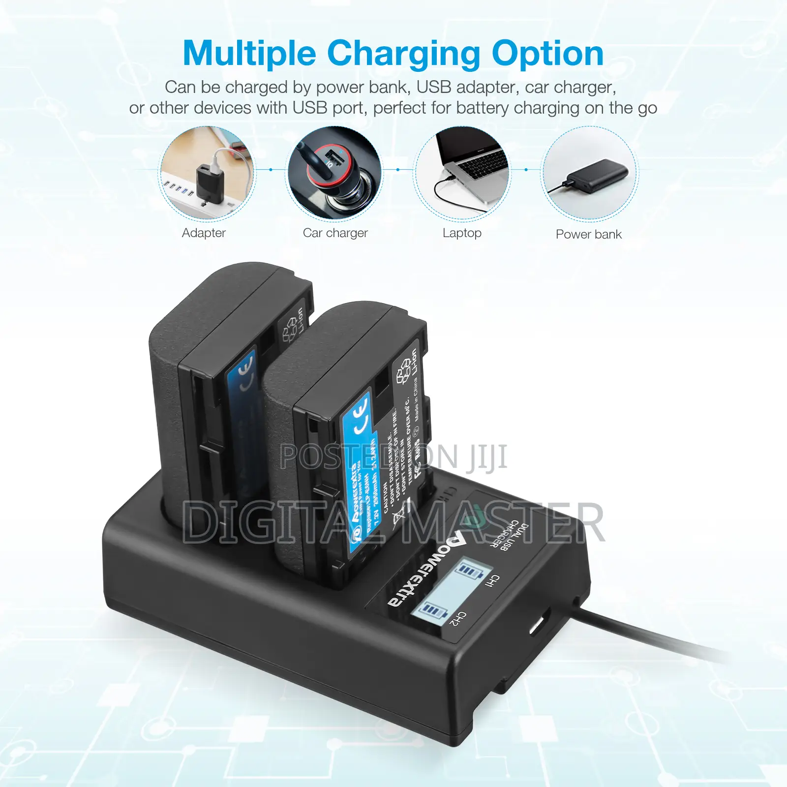 Powerextra Lp-E6nh 2-Pack 2950mah