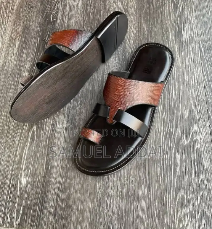 Casual Leather Slippers for Men