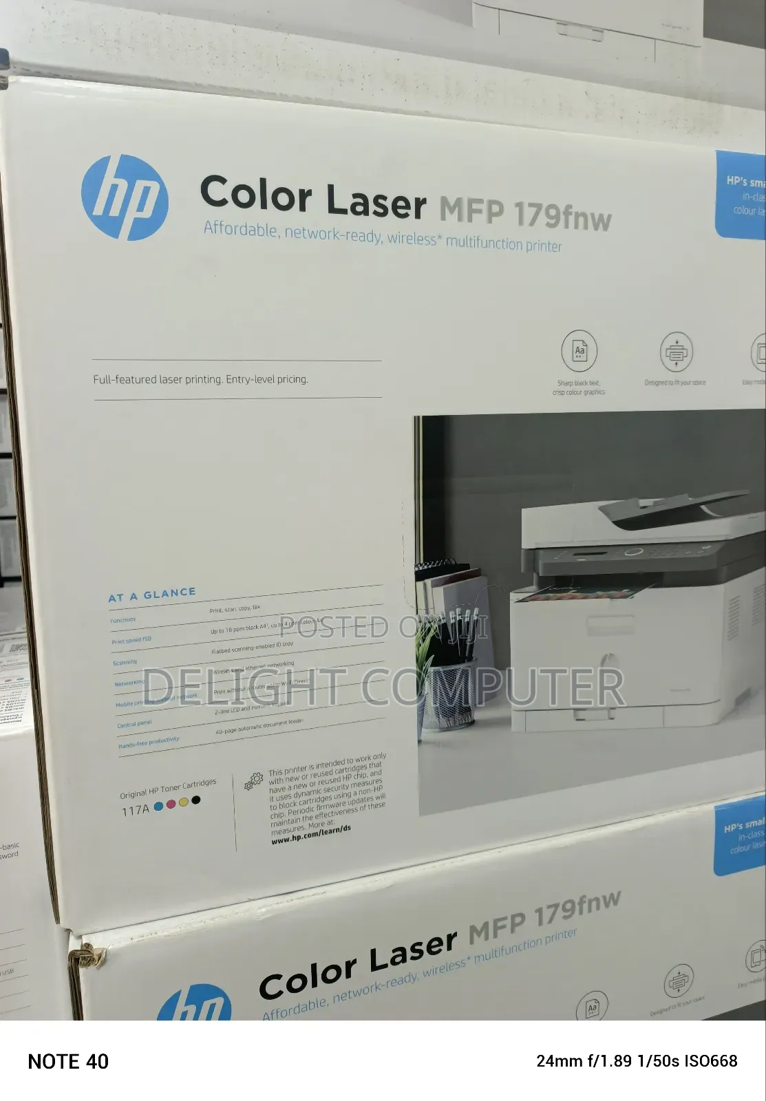Hp Color Laser MFP 179fnw, Print, Copy, Scan, Fax, Scan