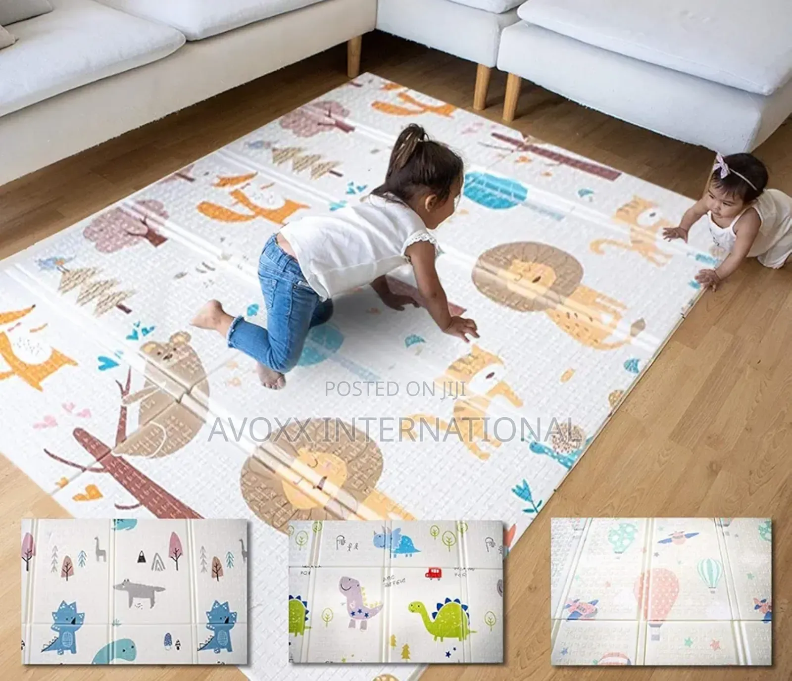 Easy Baby X"Large + Play Mat For Babies + Toddlers|77” X 70"