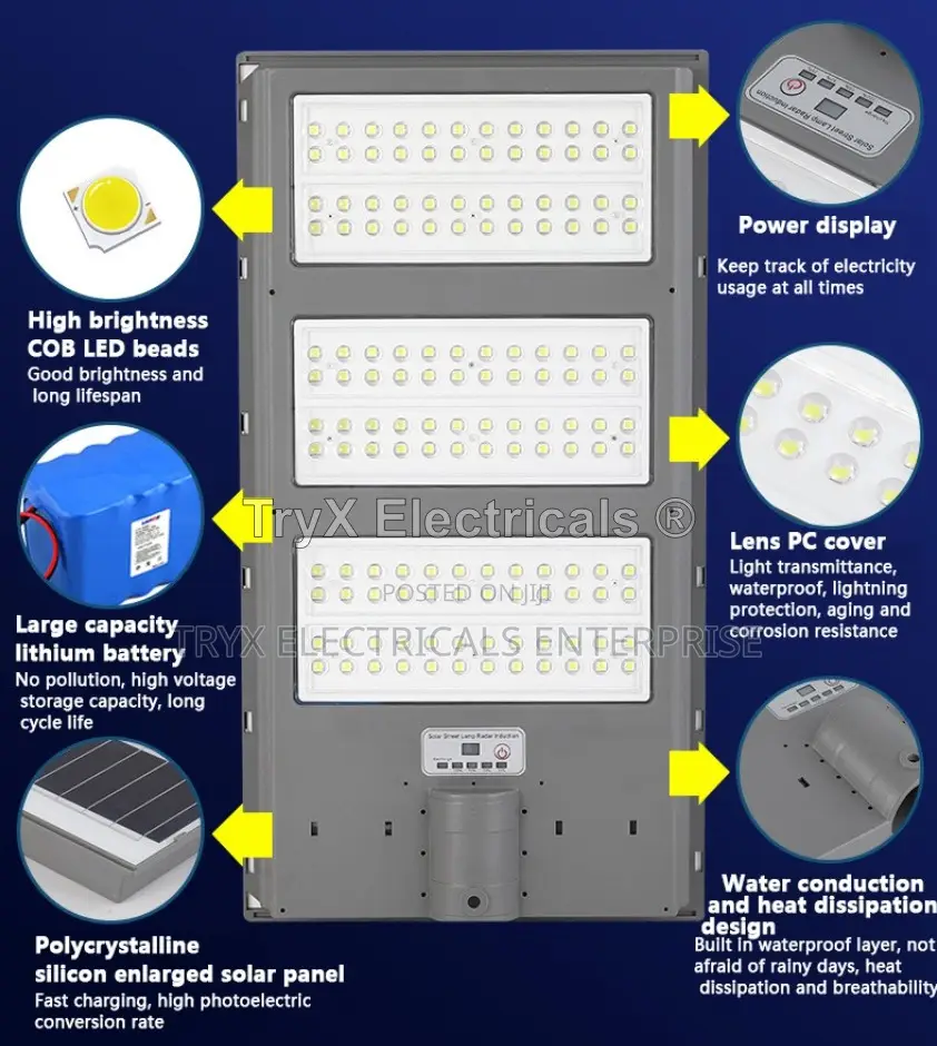800w Led Solar Light - Tj