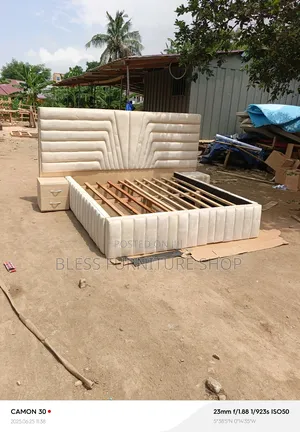 Bless Queen Size Bed Frame With Side Drawers