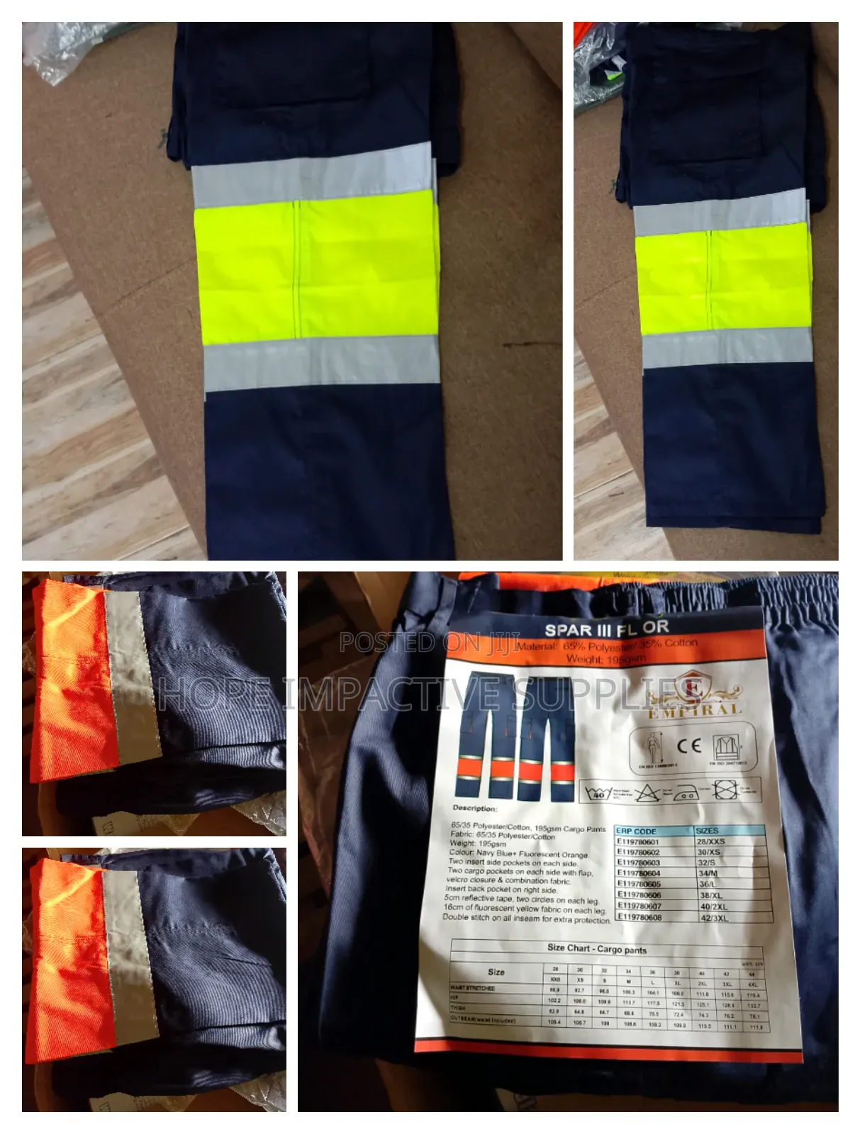 Quality Mining Trousers With Reflectors.