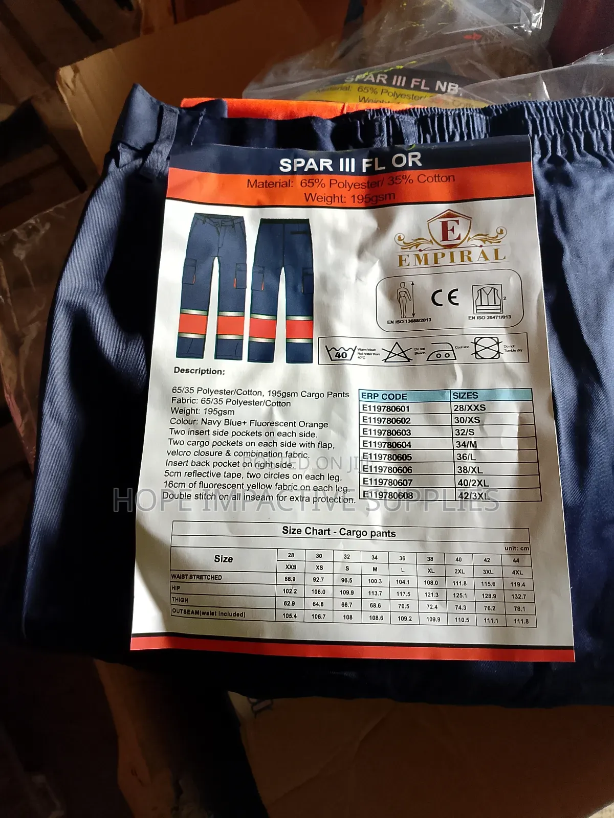 Quality Mining Trousers With Reflectors.