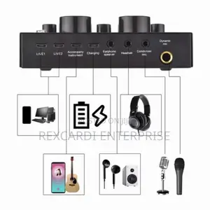 V8 Sound Card for Live Recording and Streaming