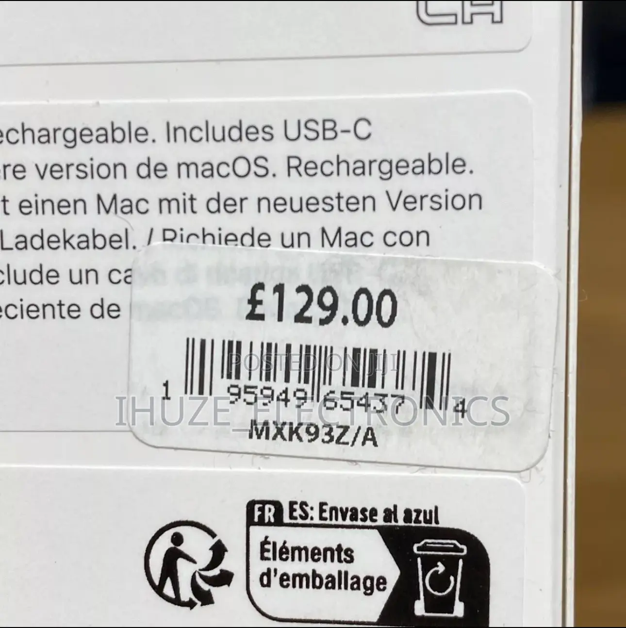 Latest Magic Trackpad (Usb‐C) - White Multi-Touch Surface