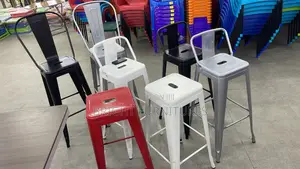 High Quality Metallic Counter Height Bar Stool