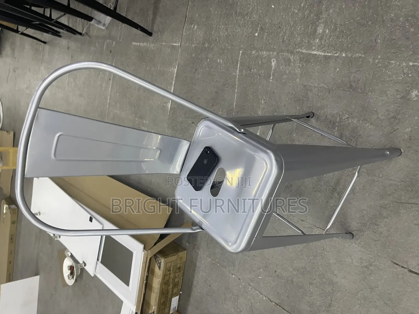 High Quality Metallic Counter Height Bar Stool