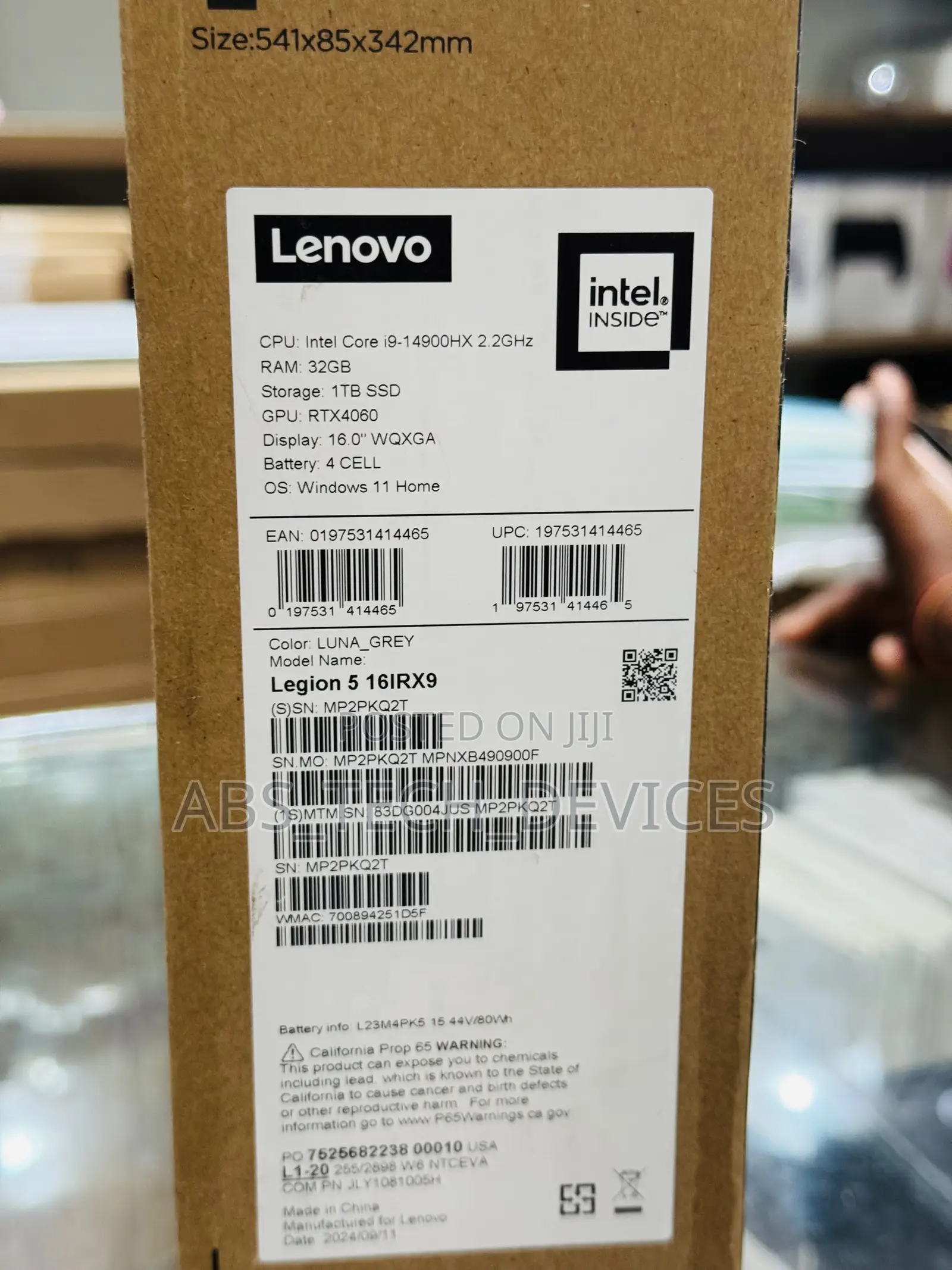 New Laptop Lenovo Legion 5 32GB Intel Core i9 SSD 1T