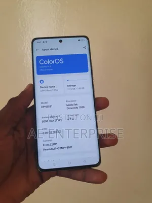 New Oppo Reno 10 5G 256 GB Silver