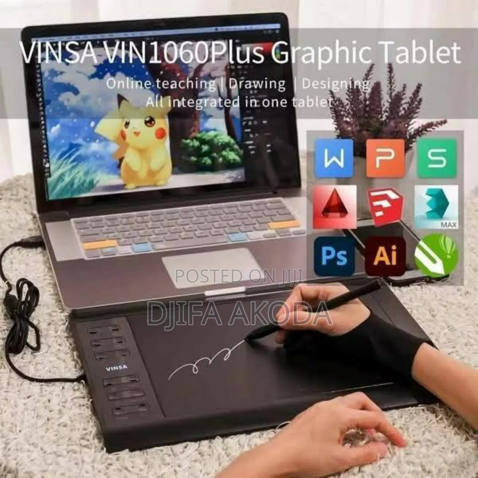Vinsa 1060 Plus Graphics Tablet