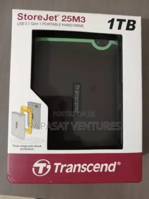 Transcend 1tb Usb 3.1 Gen 1 Storejet 25m3s