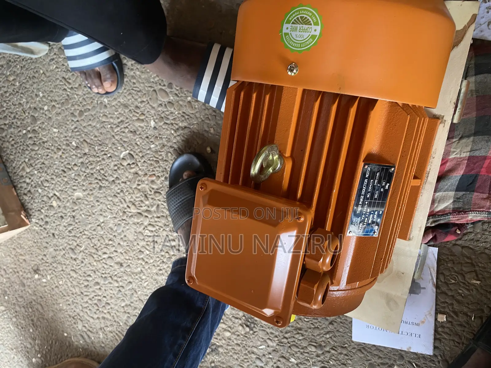 Kilsburg 5.5kw (7.5hp) Copper Three Phase Motor