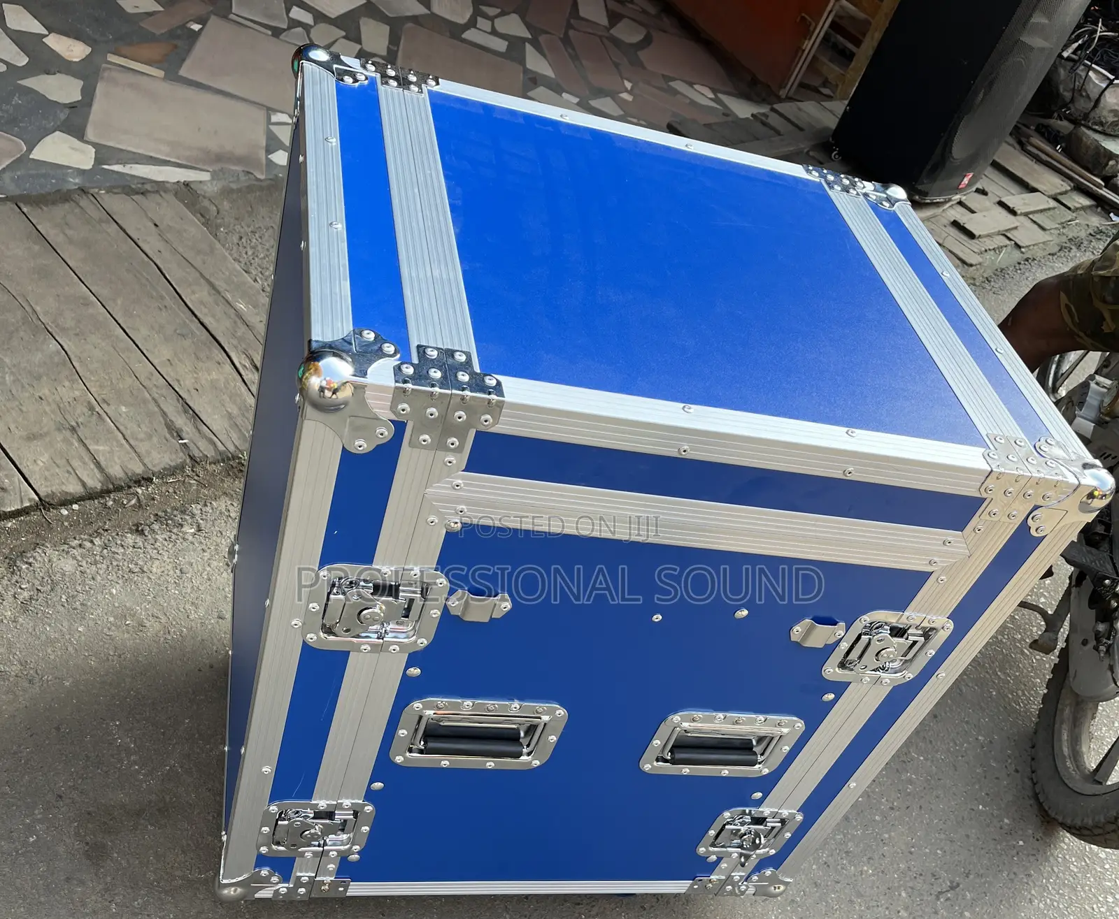 Amp Rack 14u 3doors(Blue)