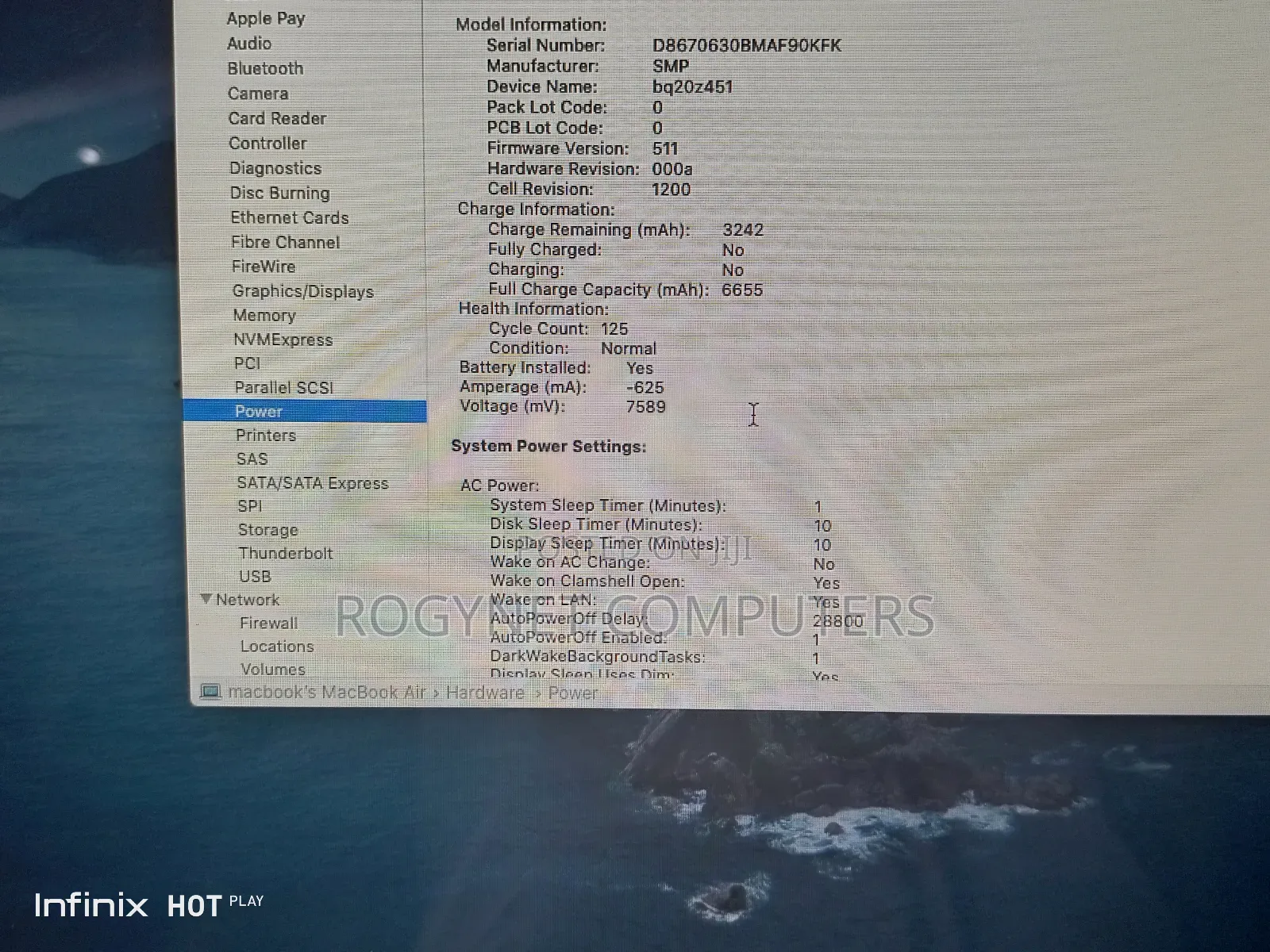 Laptop Apple MacBook Air 2017 8GB Intel Core i7 SSD 256GB