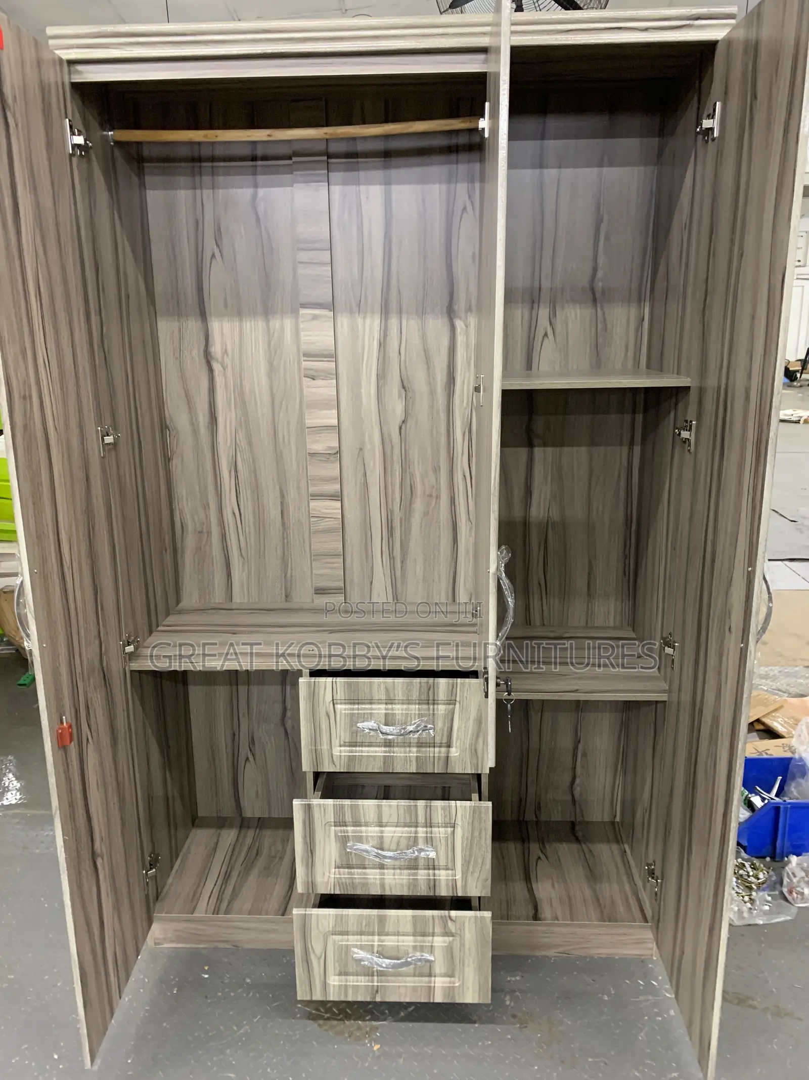 Three Doors Foreign Wardrobe