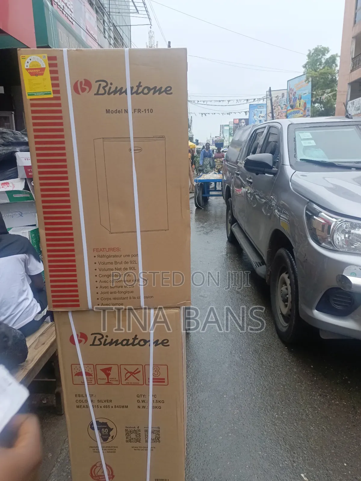 90litres Binatone Table Top Fridge