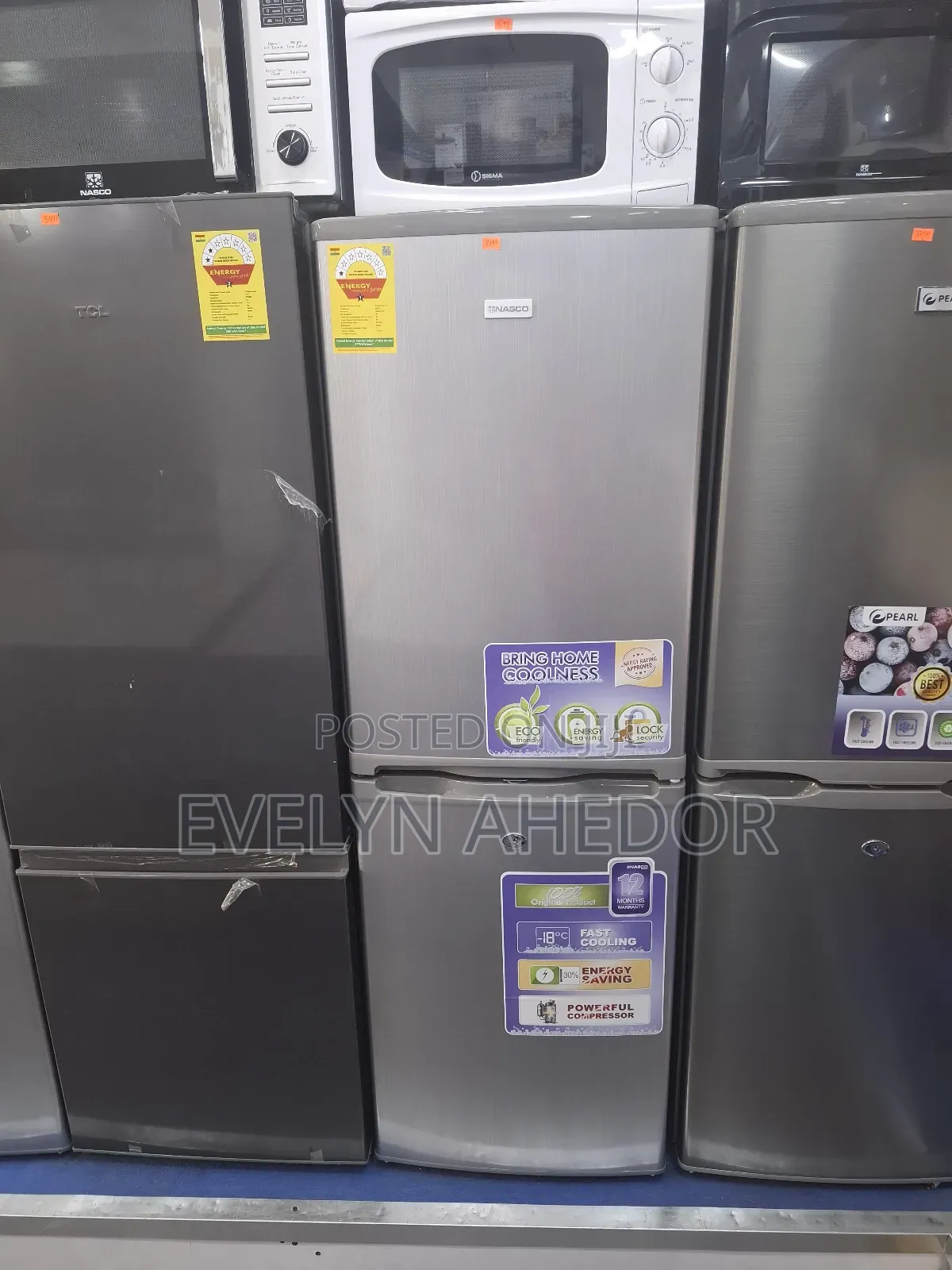 Strong Compressor Nasco Bottom Fridge 142 Liters for Sale