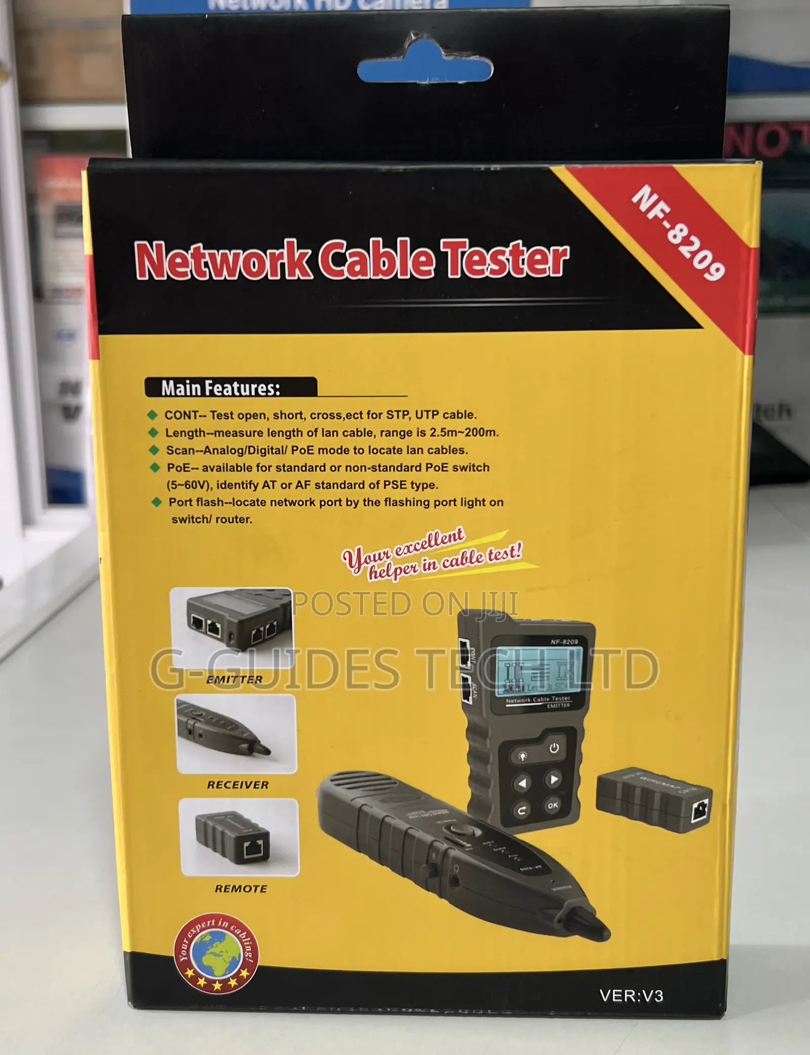 Noyafa Nf-8209 Advanced Network Cable Tester and Tone Tracer