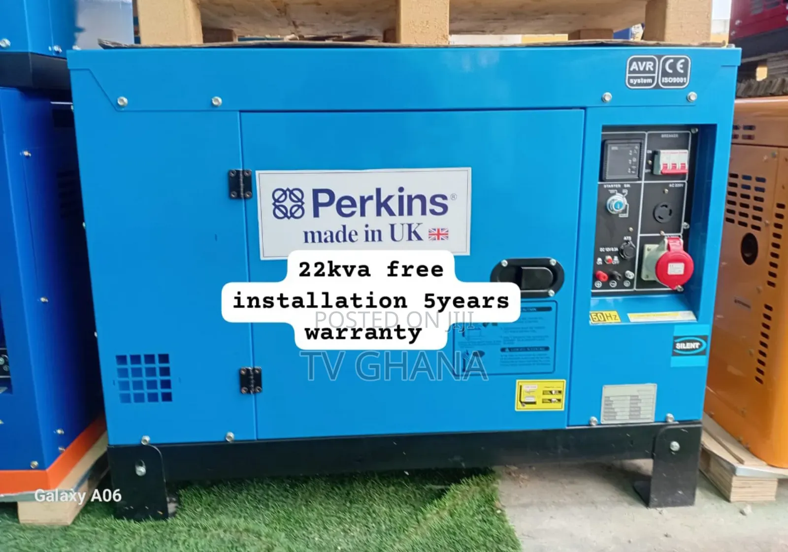 Light on Worries Gone Perkins 22kva Diesel Generator 22kva