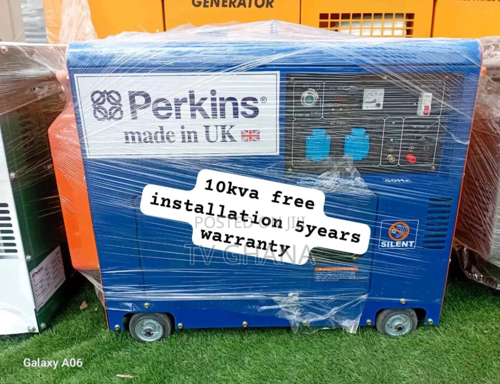 Light on Instantly With Perkins 10kva 13000wats Diesel