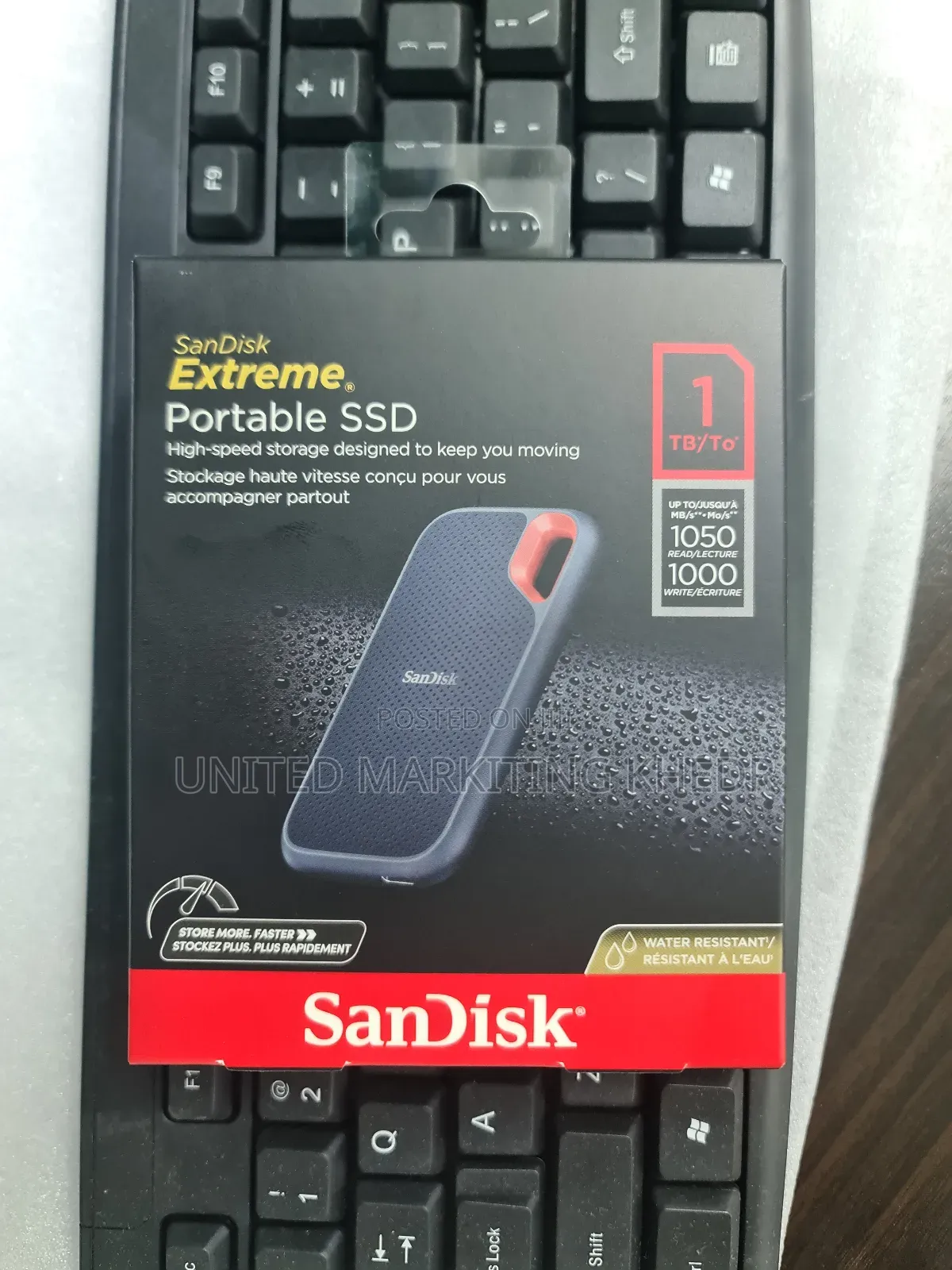 Sandisk 1tb Extreme Portable SSD - Up to 1050mb/S, Usb-C