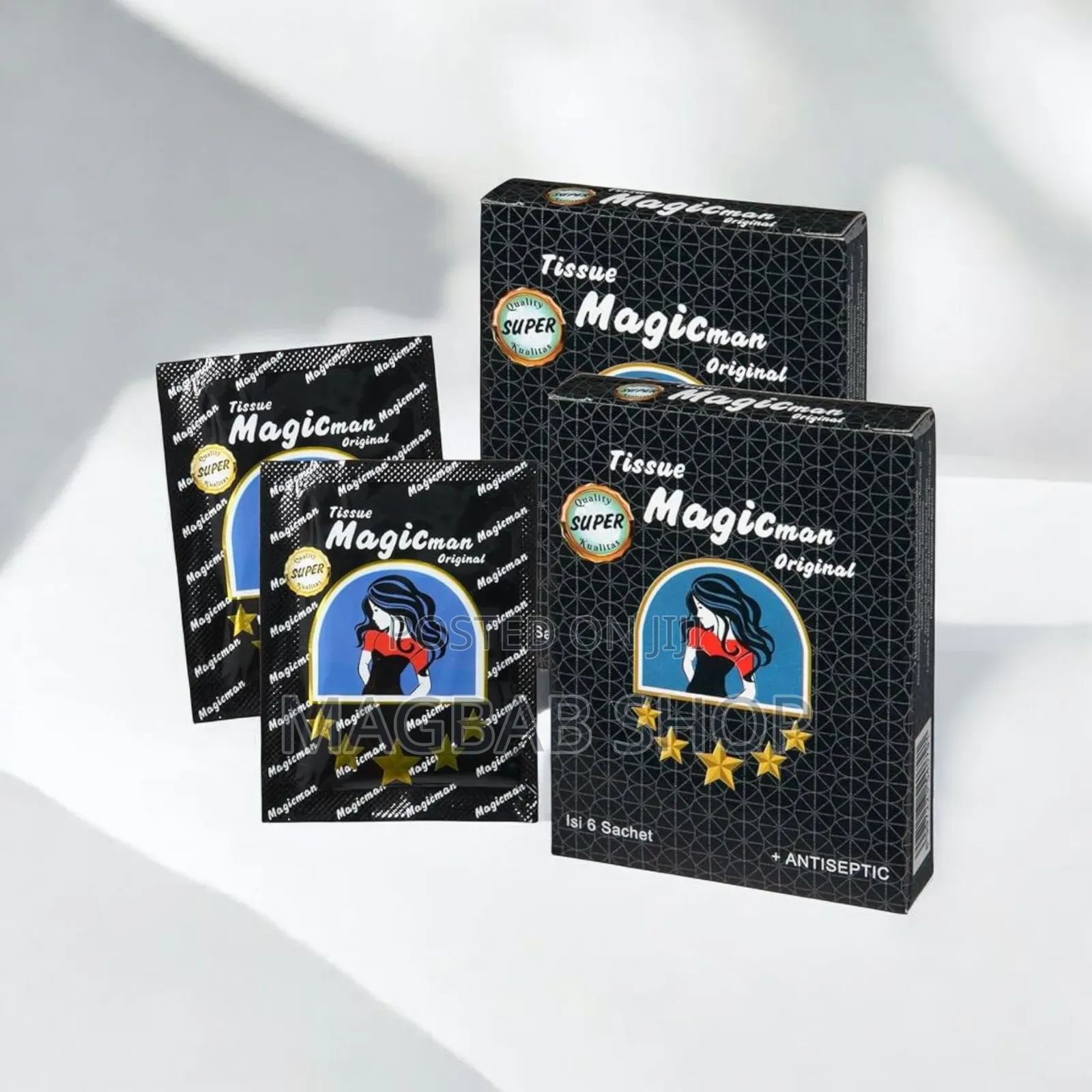 Original Super Magic Man Delay Ejaculation Tissue (Gm4560)