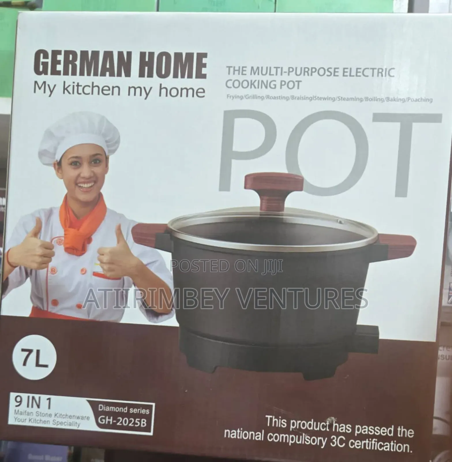 7l Original German Home Multipurpose Cooking Pot
