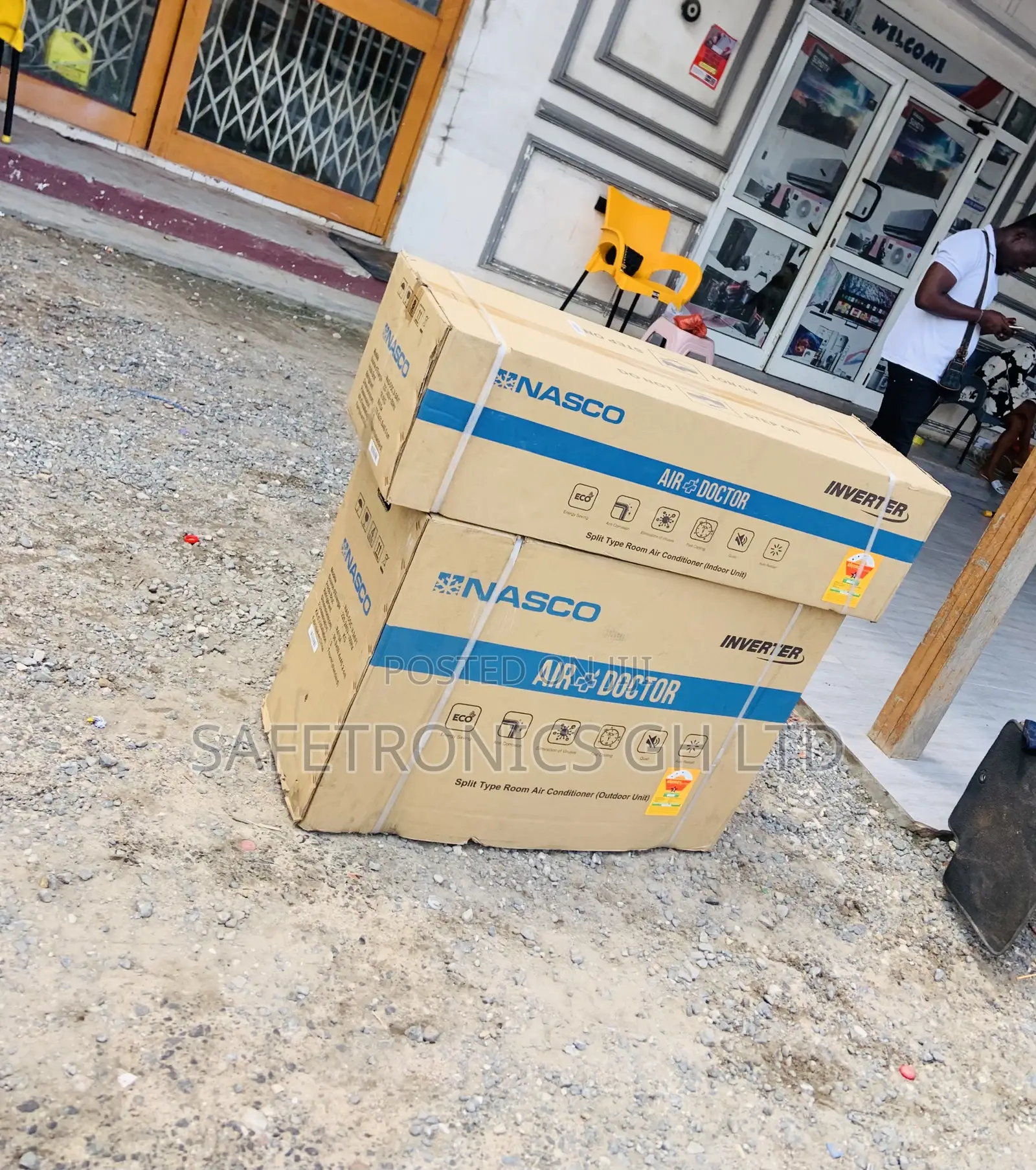 Newly Sealed White Inverter Dual 2.5 Horsepower Nasco Ac