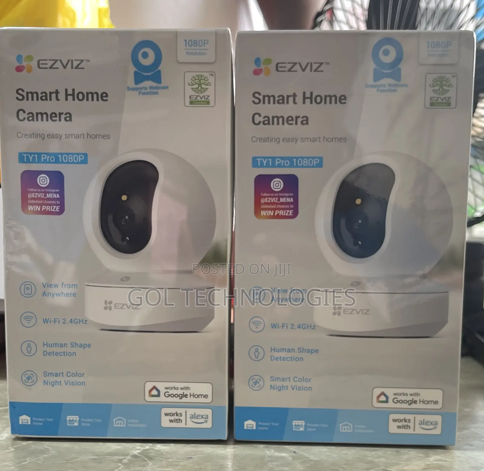 Wifi Camera Ezviz Ty1 Pro Smart Home Camera 1080p Motion D