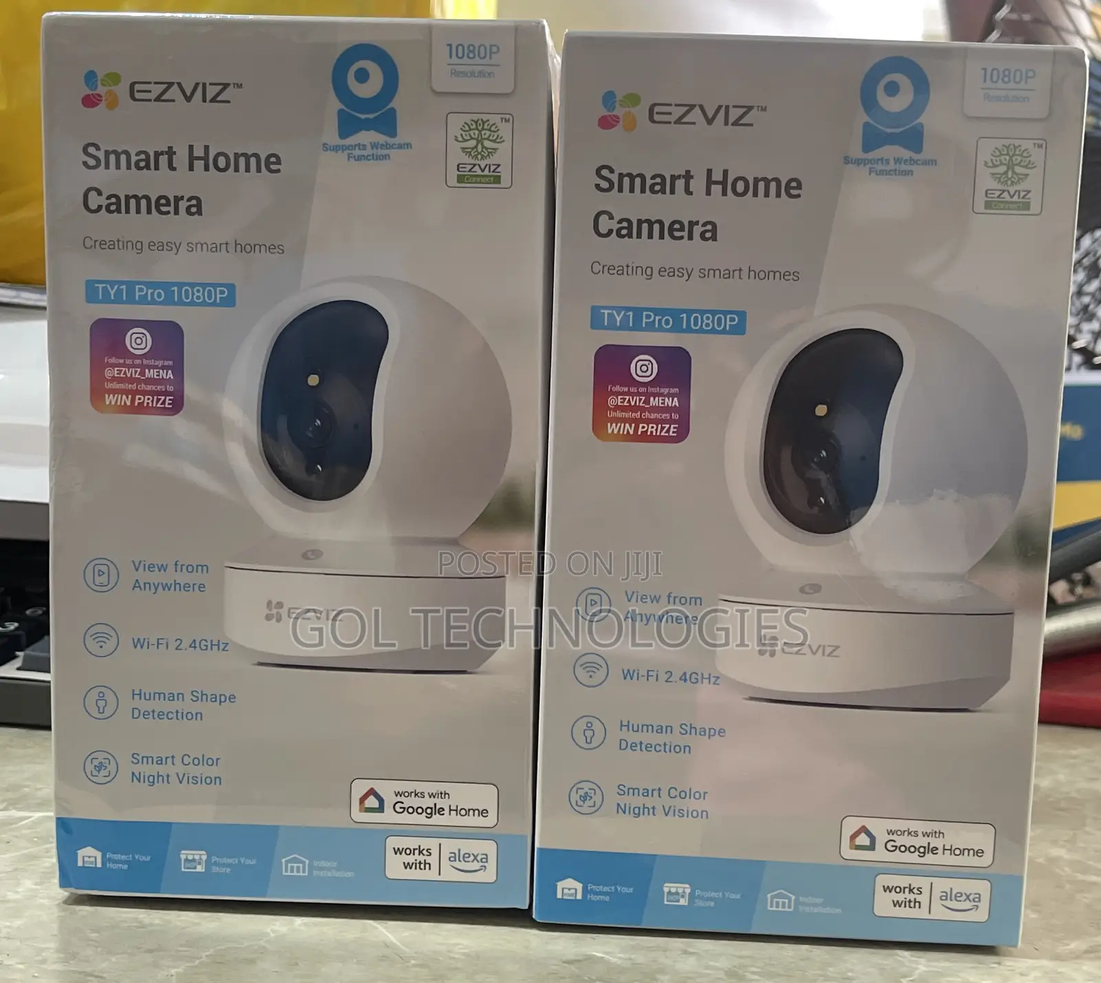 Wifi Camera Ezviz Ty1 Pro Smart Home Camera 1080p Motion D