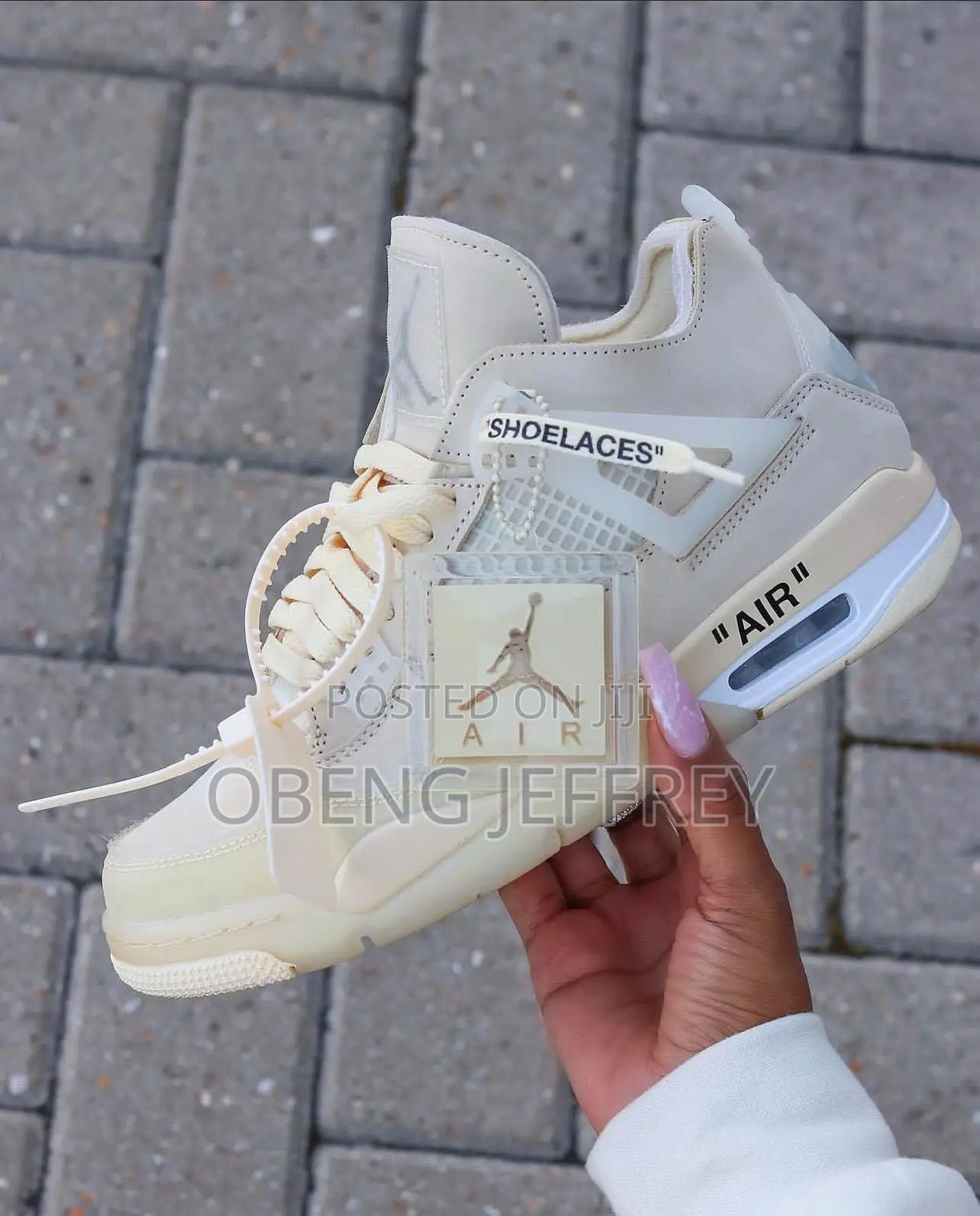 Original Air Jordan 4 Offwhite/Cream