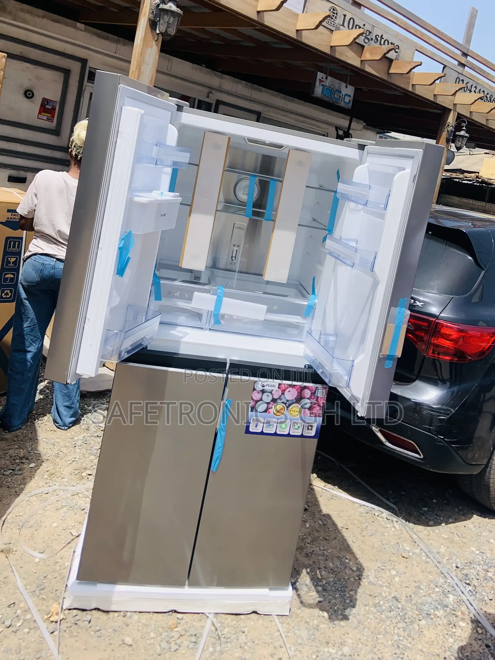 Order Defrost Pearl 4 Doors Sidebyside Grey Pf-613md Fridge