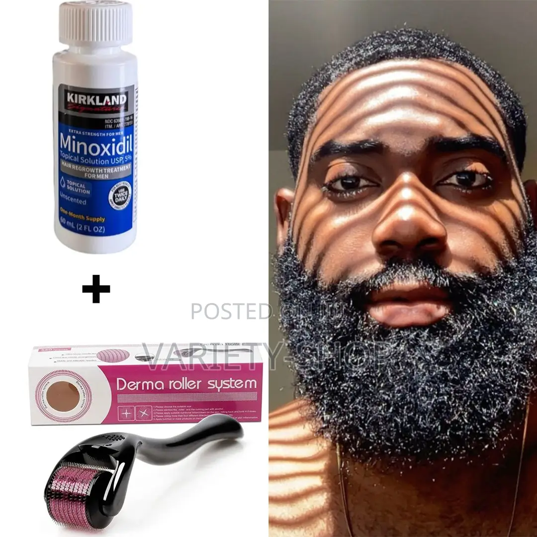 Perfect Combo for Beard and Hairline Growth