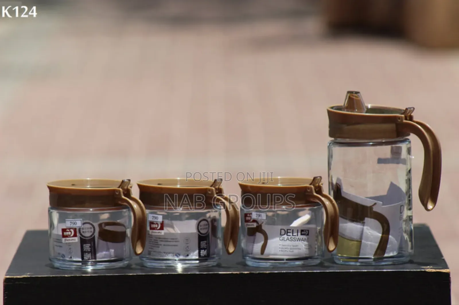 4pcs Storage/ Spice Jars