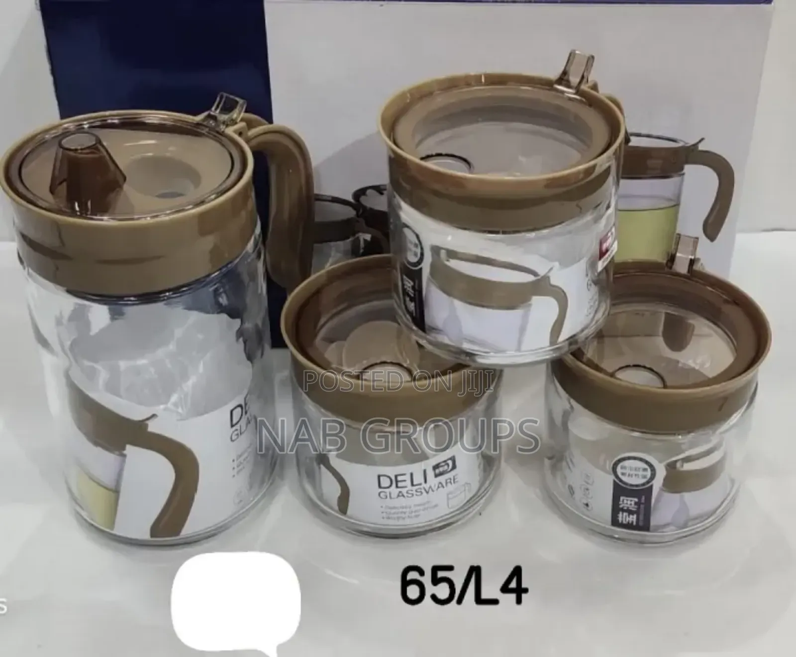 4pcs Storage/ Spice Jars