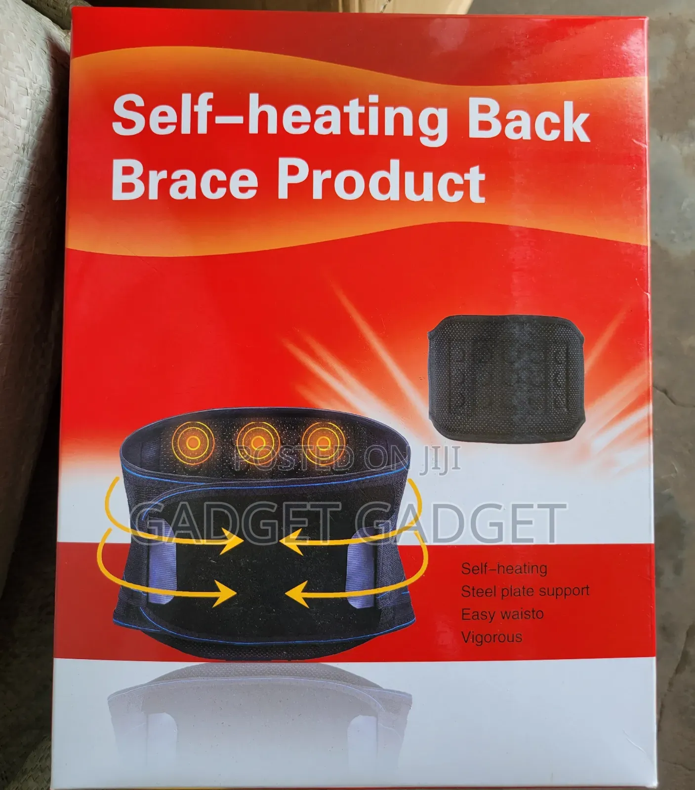 Self-Heating Back Brace