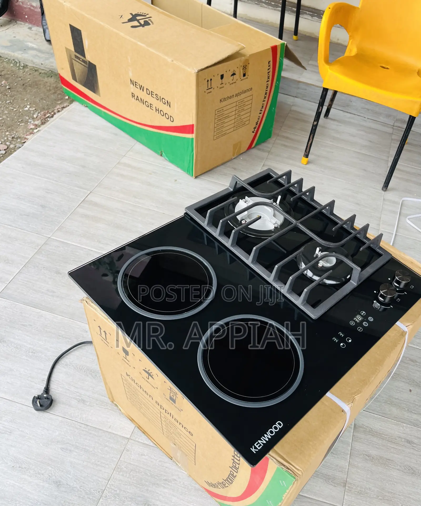 Most Affordable Kenwood 2 Gas + 2 Electric Glass Hob 