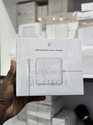 Photo - Apple Macbook Pro 60w Power Adapter Charger and L Tip Cable