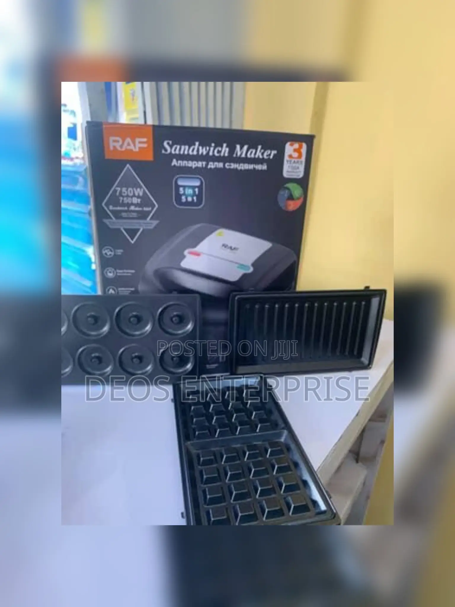 Raf 5-in-1 Electric Sandwich Machine – Original Powerful