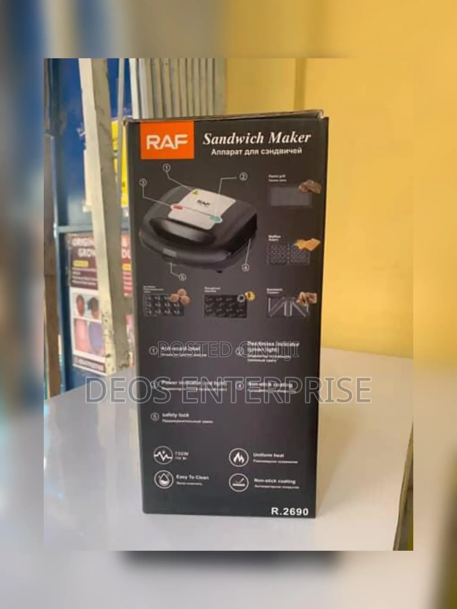Raf 5-in-1 Combo Sandwich Maker – Easy Breakfast for All