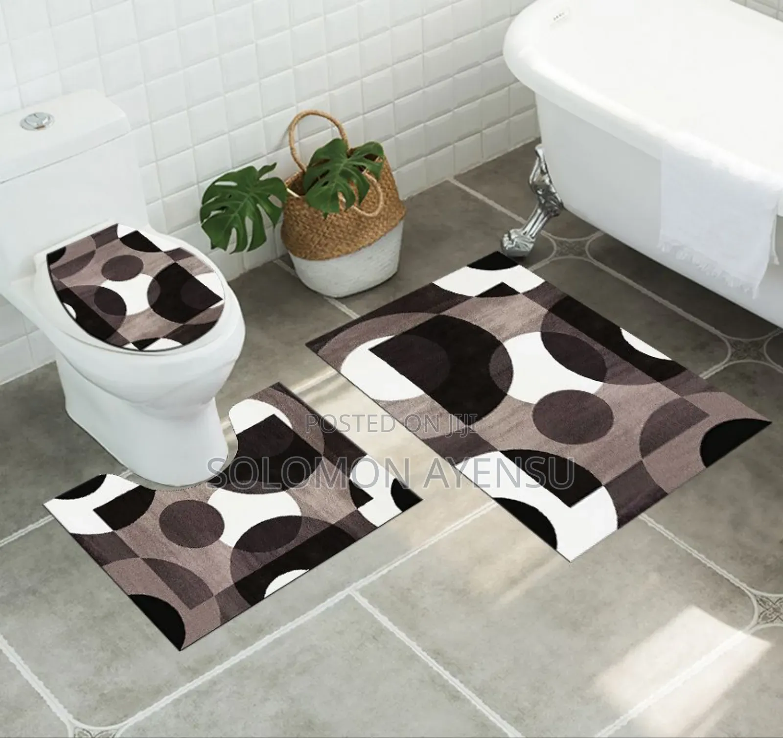 3 Pieces Bathroom Set