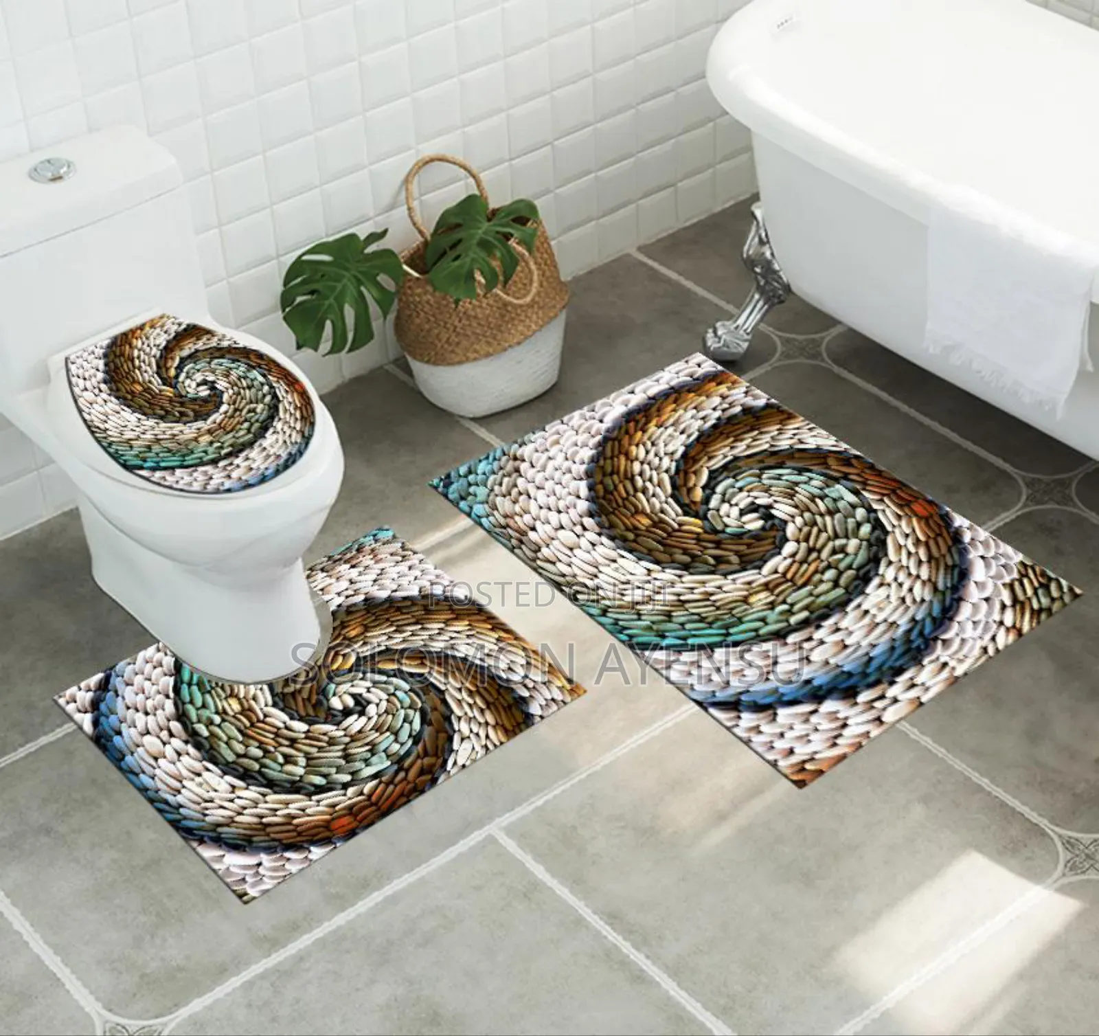 3 Pieces Bathroom Set